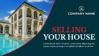 Red Selling Your House Template
