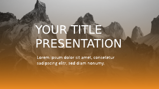 Minimal Gradient Creative Presentation Template